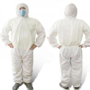 Disposable nonwoven lab coat isolation coveralls and labor safety suits