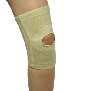 Open patella design knee pads for medical prevention of sports injuries