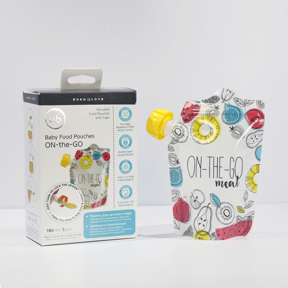 Popular Design for Powder Milk Storage Bag -
  Baby Food Pouches – Threestone