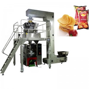 Automatic puffed food packaging machine