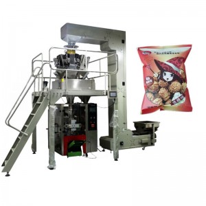 Automatic puffed food packaging machine