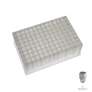 2.0mL 96 Square well plate with U bottom