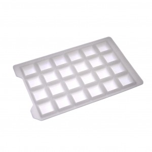 24 Well Square Silicone Sealing Mat for 24 deep well plate