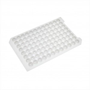 96 Çuň guýy plastinka üçin tegelek tegelek silikon möhürleýji mat (Φ8.3mm)