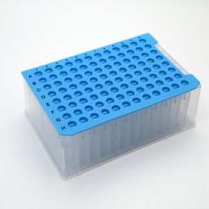 Blue PTFE Sealing Mat ho an'ny 96 Round Well MicroPlate
