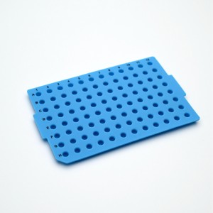 Blå PTFE-forseglingsmatte for 96-brønns PCR-plate