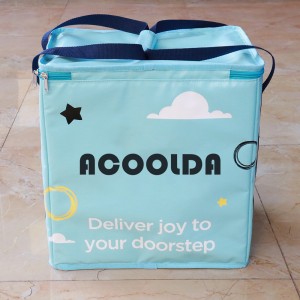 Personlised Insulated Takeaway Food Grocery Delivery Cooler Bag With Handle ACD-H-016
