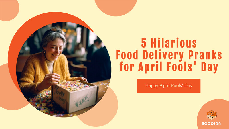 Feir aprilsnarr med morsomme skøyerstreker for matlevering