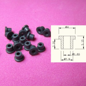 snap in black big silicone rubber grommets for cable grommets silicone seal grommet