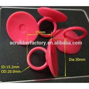 plastic sucker vacuum rubber glass sucker rubber suction cup sucker with 15mm ring