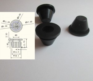 snap in black big silicone rubber grommets for cable grommets silicone seal grommet