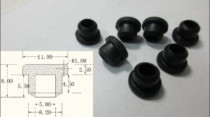 8 mm food grade silicone rubber plug