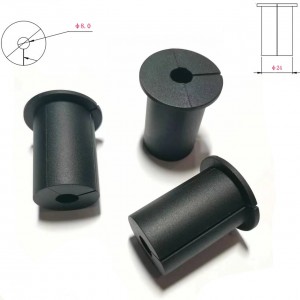 soft silicone rubber plug for 32 mm 1.25 1 1/4 inches stopper plug with opening for 24.5 25.4 1 inch hole plug with 8.5 hole