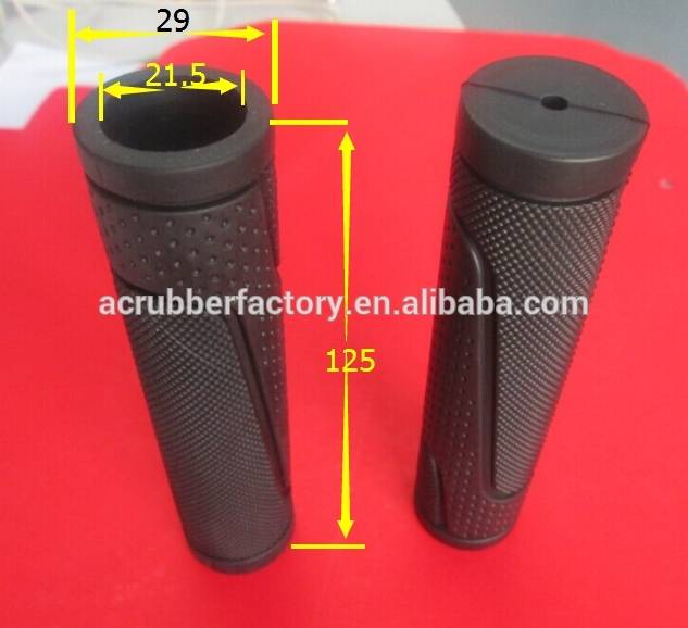 One Side Opened NBR EPDM Rubber Handle Bar Grips and Rubber Bar Grips Used to Trampoline