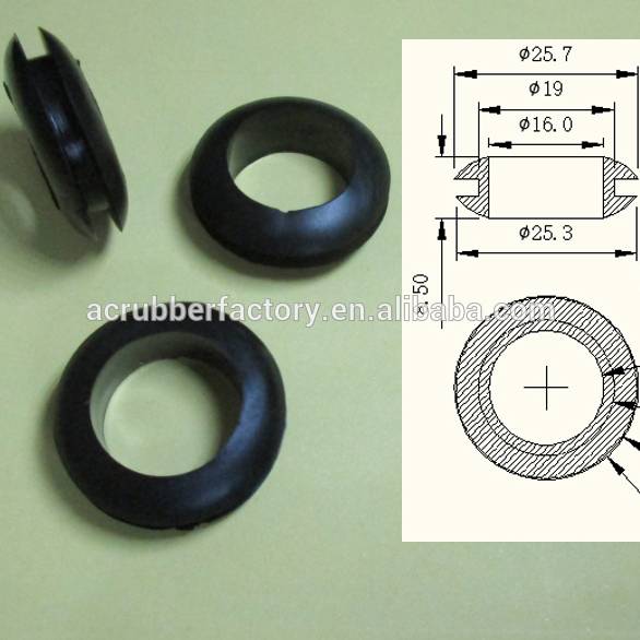 wire 3mm small silicone rubber PVC grommets