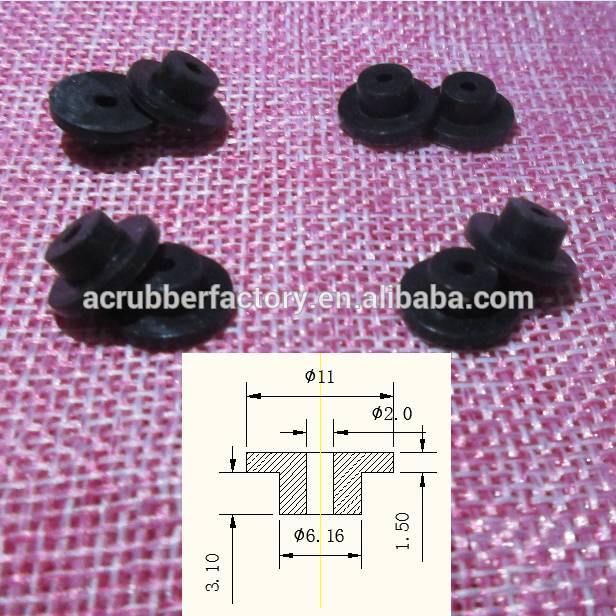 ID 2 for 6mm hole T shape motor silicone grommet motor seal gasket Motor seal base