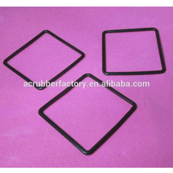 1.7 1,9mm battery VMQ Silicone rubber square gasket