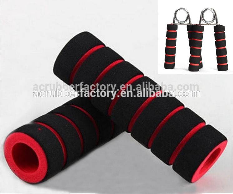two colors fitness foam tube grips covers treadmill handle