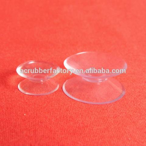 double suckers 20mm suction cup with ring holder vacuum glass sucker plastic double-faced suction cup