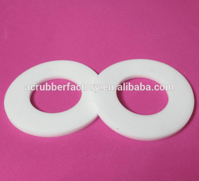 milky white silicone washer 10 Shore A silicone washer grounding washer