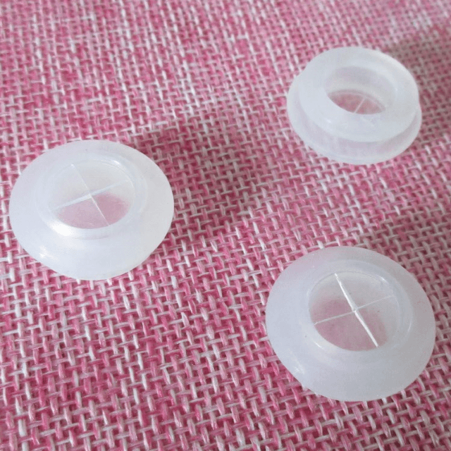 9 mm and 11 mm food grade silicone valve with + shape opening for food box