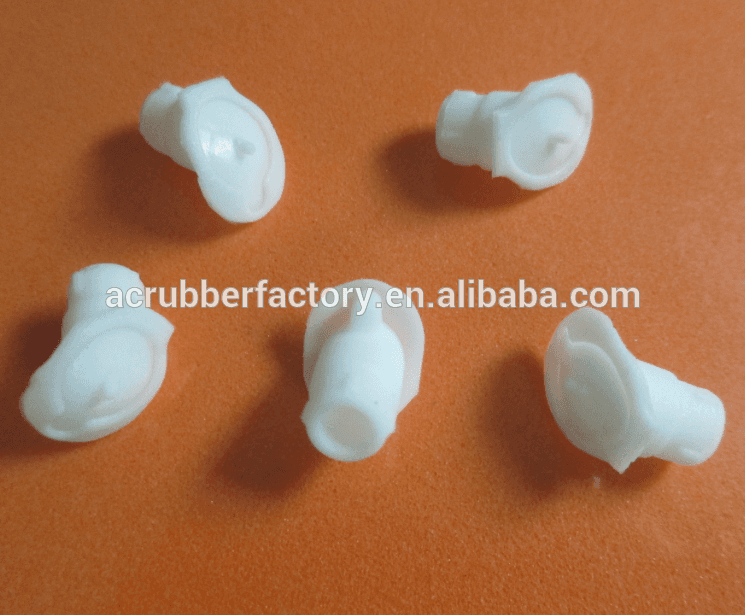 1/2" 1/4" 1"T shape soft silicone rubber plugs stoppers 7/16 inch transparent silicone tips