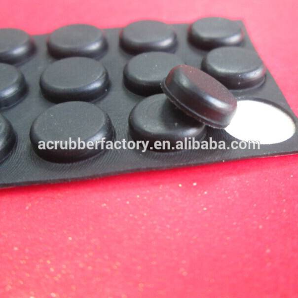 silicone non slip foot dot felt sticker rubber sticker 3m hot dot adhesive soft rubber stickers