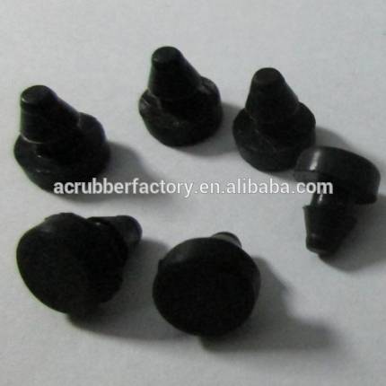 Black 3.8 mm Silicone Rubber Cap Valve Bottle Stopper Pipe Test Plug