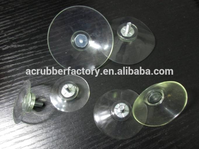 Clear 18/20/30mm Sucker Suction Cups Transparent plasitc Mushroom