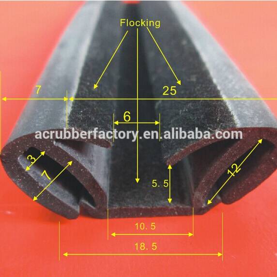 3m silicon rubber strip for boat hemming anti shock extrusion with Trade Assurance