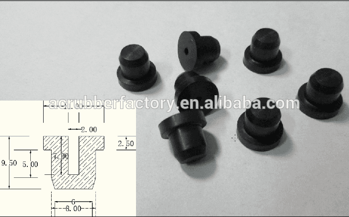 40Pcs Rubber Plug Stopper High Temperature Resistant Seal Caps Paint Protection