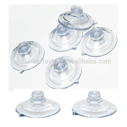 Transparent color removable pvc high quality strong threaded pvc suction cup mini small suction cup pvc suction cup