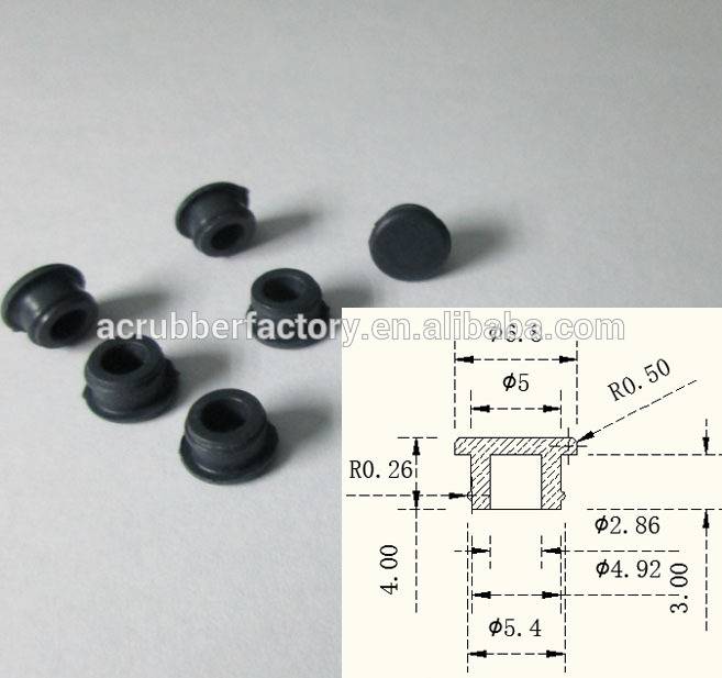 5 mm Rubber Silicone Stopper Sealing Plug
