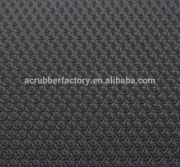 Adhesive Thin Butyl Trade Assurance Embossed Rubber Sheet Vulcanized Neoprene Rubber Sheet