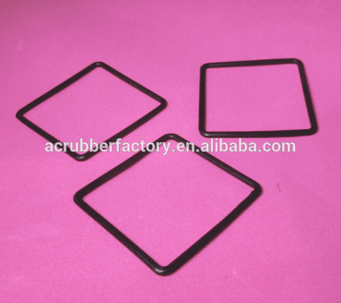square section seals VMQ square gasket rectangular NBR gasket for optic products and accessories