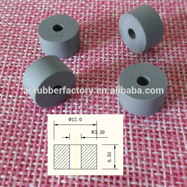 1/2 0.5 inch gray Antistatic rubber washer