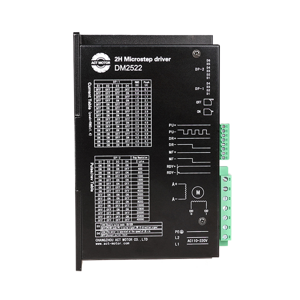 2019 High quality Ntegrated Stepper Motor And Driver - Two-Phase, Four-Phase Hybrid Stepper Motor Driver DM2522 – ACT