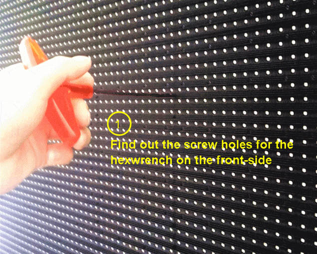Daily maintenance of LED display