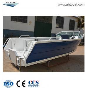 Runabout Pressed 5.0m Front Steering Aluminum Fishing Boat