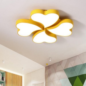 Modern 4-Lucky Leaves Lighting Flush Mount Ceiling Lamp Light Fixture for Home
