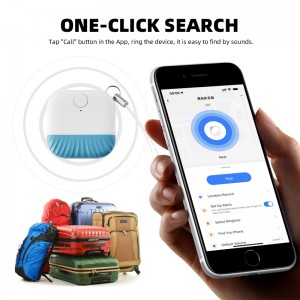 Wireless Mini Black Blue Tooth Key Finder Tracker Smart Tuya GPS Anti Lost Alarm Locator Keychain Tracking Device For Keys, Bags And More