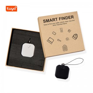 TUYA Pet Smart Tracker Key Chain Key And Wallet Whistle GPS Key Finder Locator With Live Location