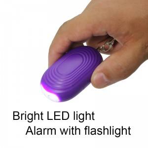 Amazon top selling self defense OEM factory price personal safety alarm devices with led light