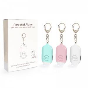 USB Rechargeable Lithium Battery Personal Alarm