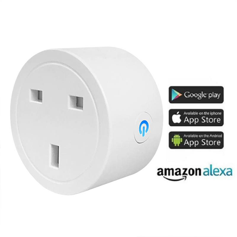 CE Approval 16A UK Wifi Smart Power Socket Plug with Timer Alexa Google Home APP Featured Image
