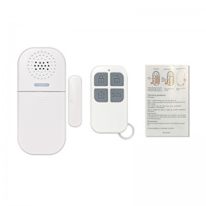 Magnetic Window Door Security Alarm 130Db Wireless Sensor Burglar Alarm With Remote Control