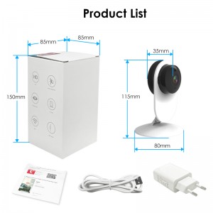 Wire CCTV Hd 1080P Home Security Surveillance Camera Small Tuya Smart Security Camera System For Kids