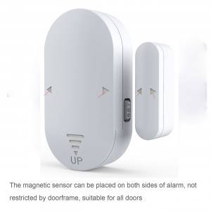 Hot Selling for Slim Design Doberman Se-0106 Ultra-slim Round Door / Window Alert Detect Vibration Sensor Alarm For Home Alarms Security
