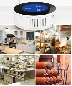 Tuya Wifi Smart Natural Gas Alarm Sensor With Temperature Function Combustible Gas Leak Detector