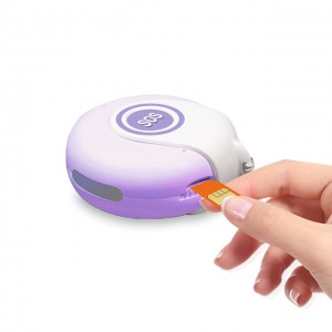 Mini Push Button Self-defense GPS Tracking Personal Alarm